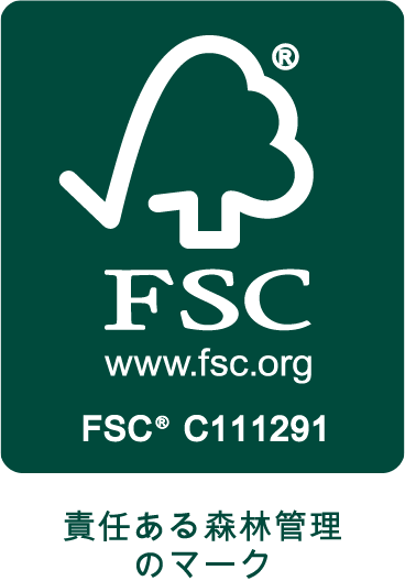 FSC www.fsc.org FSC®C111291 責任ある森林管理のマーク